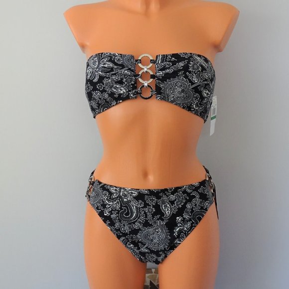 MICHAEL Michael Kors Other - Michael Kors NWT 2Pc Paisley Bandeau Bikini Set